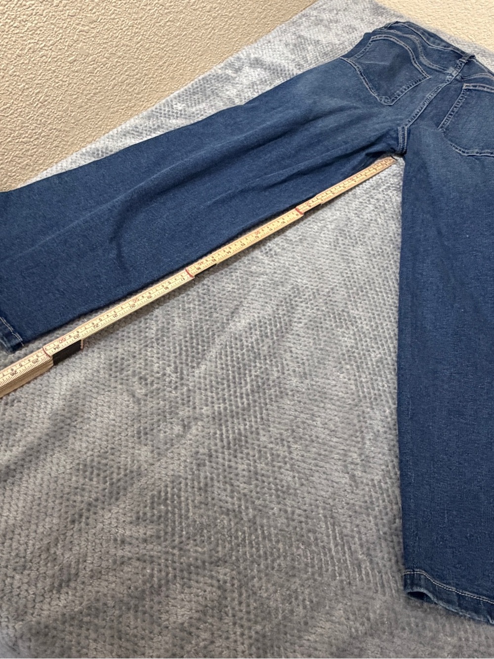 Marc New York Wide-Leg High-Rise Jeans in Dark Blue - Picture 7 of 13